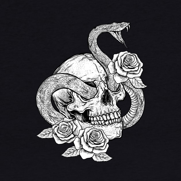 SNAKE SKULL by 777sky